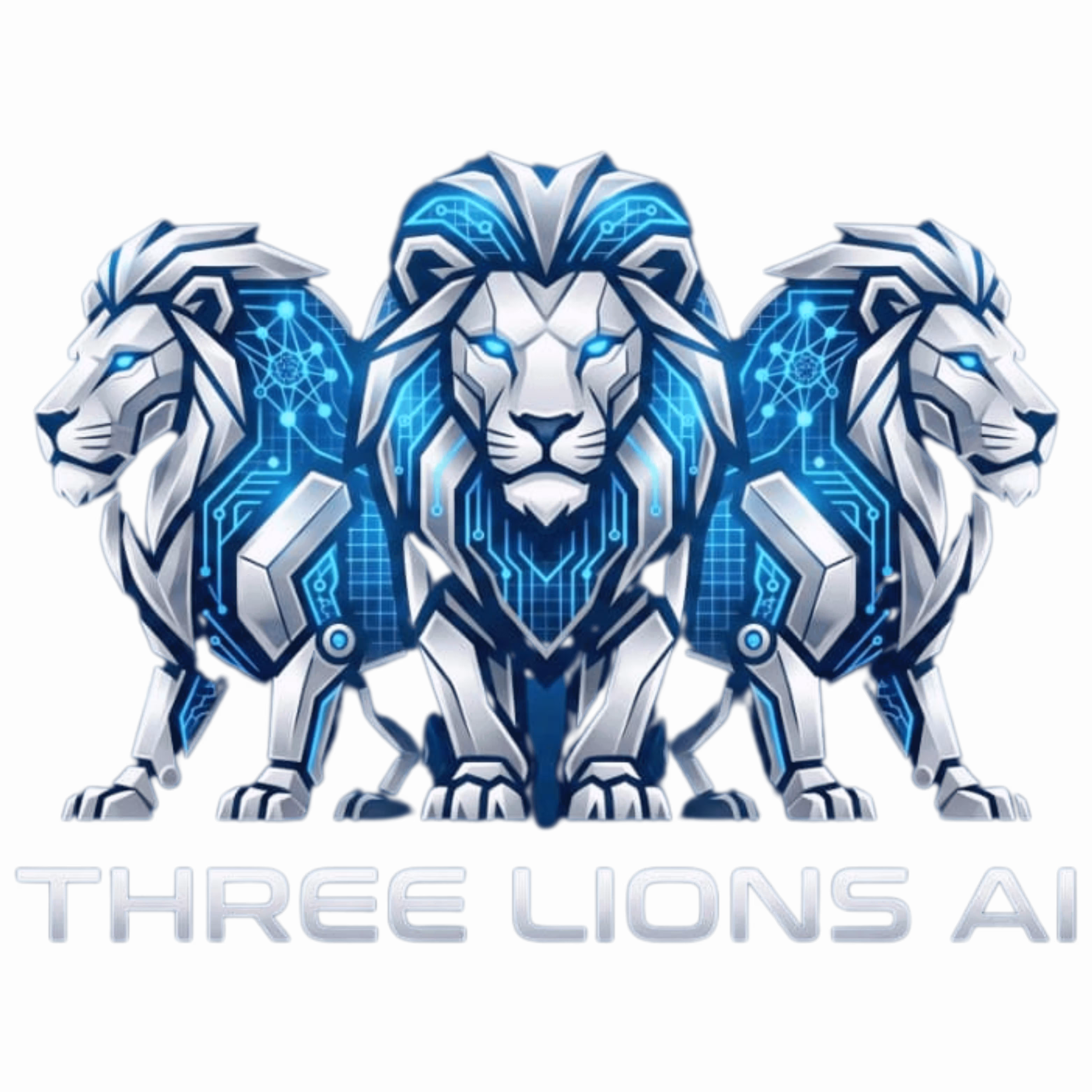 Three Lions AI Core Logo